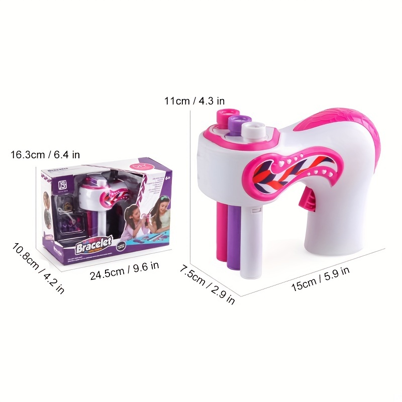Electric Hair Braider Twister Automatic Twisting Braiding Maker Plastic  Hairdressing Hairstyle Tool Gift Children Girls