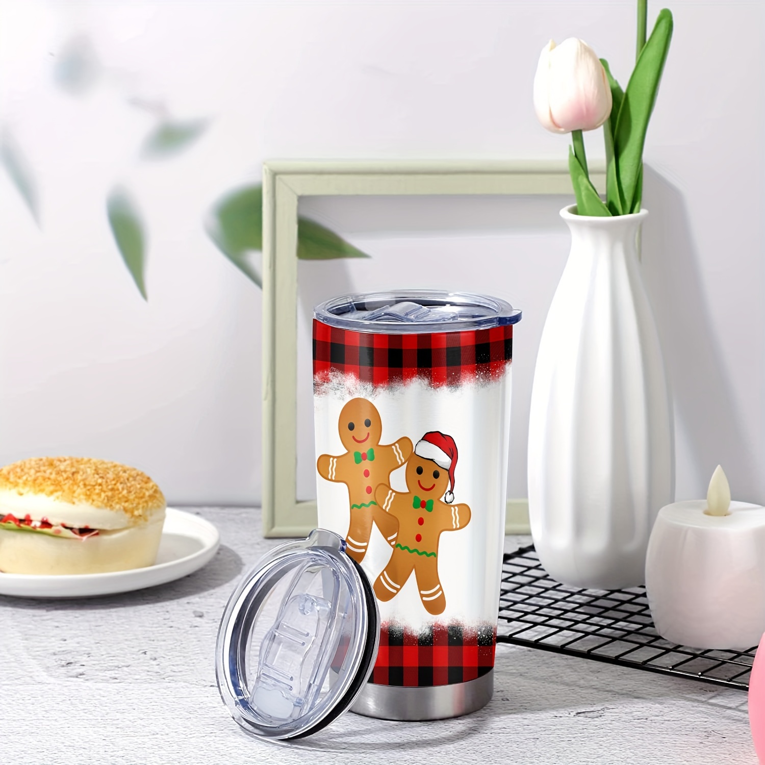 Stainless Steel Mason Jar Tumbler Vacuum Insulated Double Wall