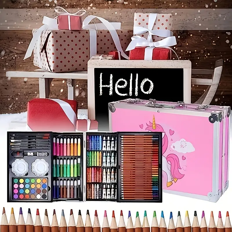 Drawing Art Kits, Gifts Art Set Case For Diy Handmade,birthday Gift For  Girls - Temu
