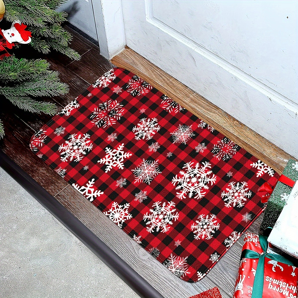 Christmas Welcome Blankets Merry Christmas Doormat - Temu