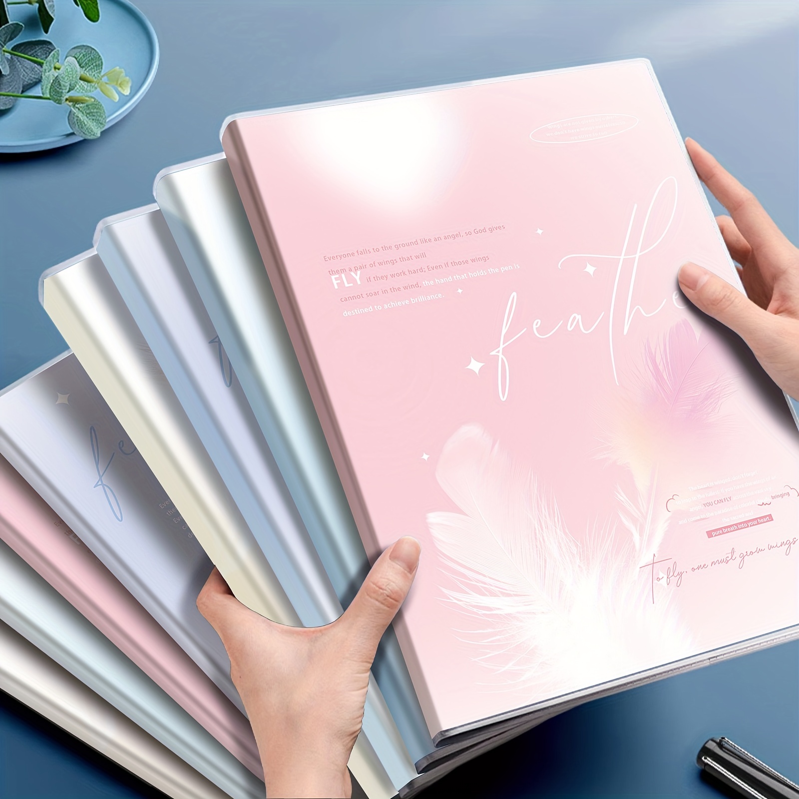 Plain Pastel Pink Notebook Journal (Size 5,5 x 8,5) PINK PAPER: 60