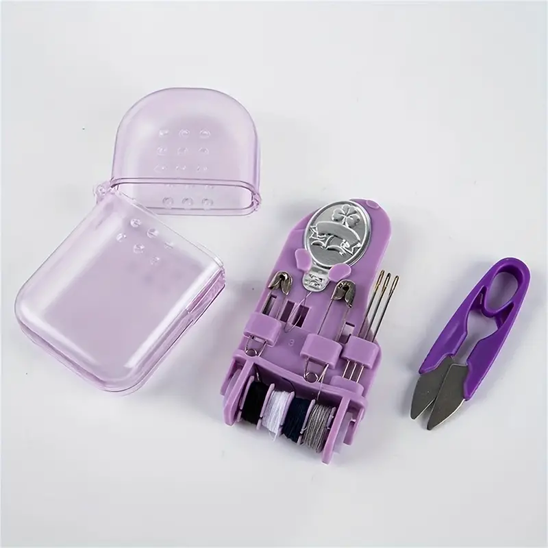 Mini Travel Sewing Kits Portable Multifunctional Needle - Temu