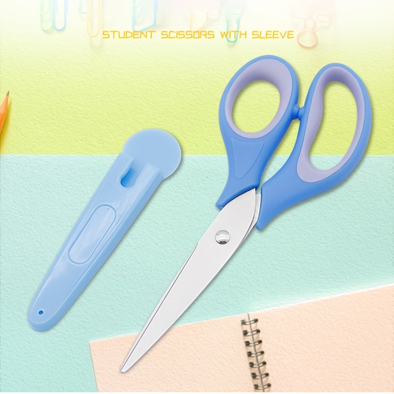 Student Scissors Sharp Stainless Steel Pointed Tip Blades - Temu