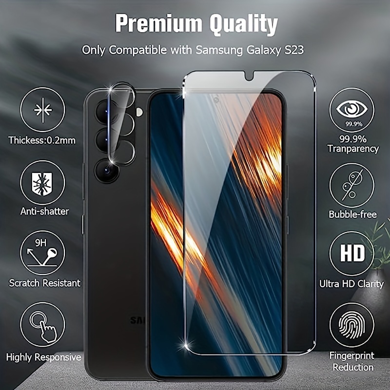 Protecteur d'Écran Samsung Galaxy S23 Ultra 5G Saii 3D Premium - 2 Pièces