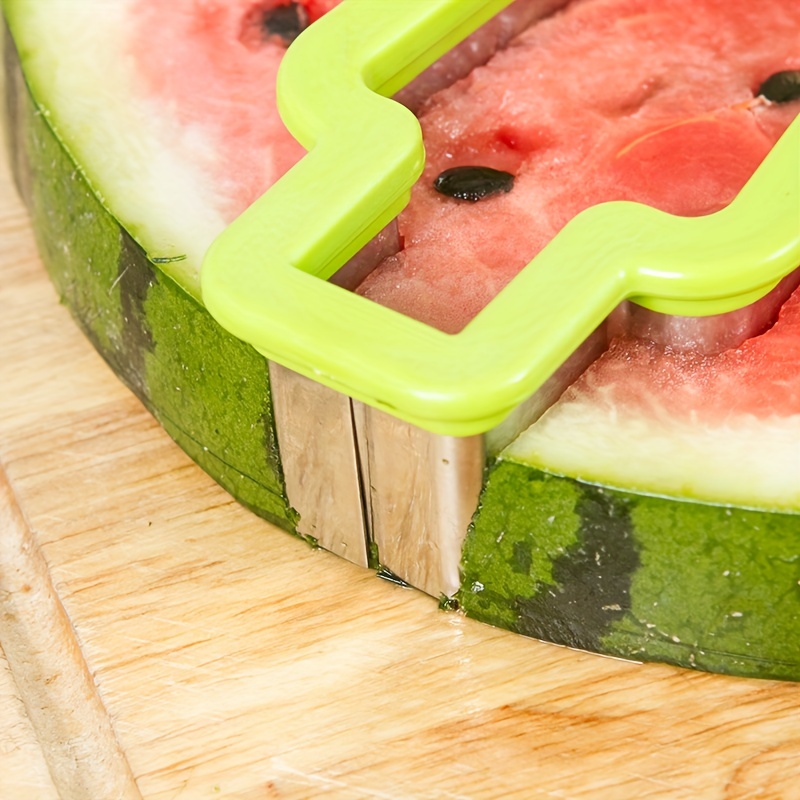 Stainless Steel Watermelon Slicer Kitchen Gadget - 1pc Watermelon Slicer  Cutter - Aliexpress