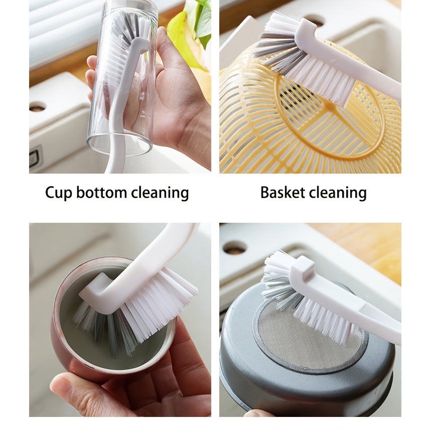 1 Bottle Cleaner Brush Multifunctional Brush Cup Crevice Mini Silicone  Cup-holder Cleaner Household Cleaning Tools - Temu