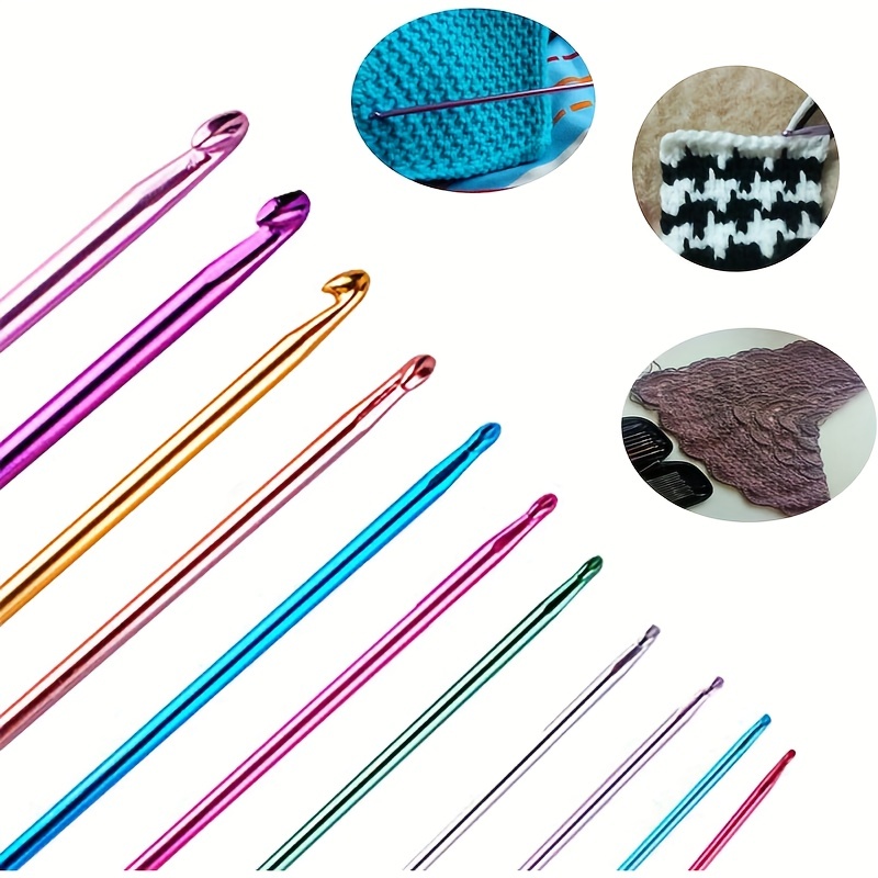Practical 23 Pcs Tunisian Crochet Hook Set Include Plastic Cable