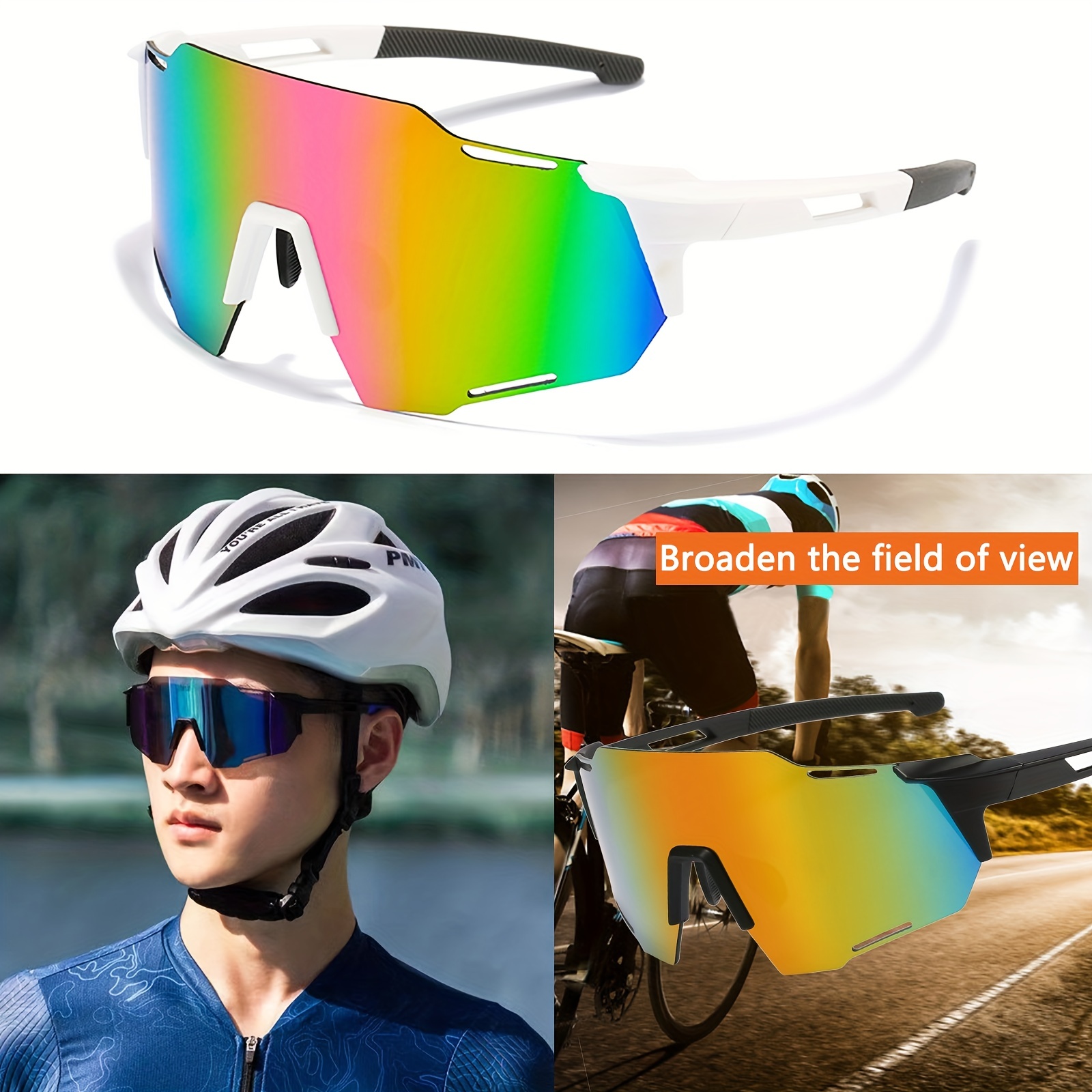 Designer Spied KEN Sunglasses for Men, Sport Goggles with UV400 Protection,  Perfect for Cycling, Multiple Colors Available - 2183