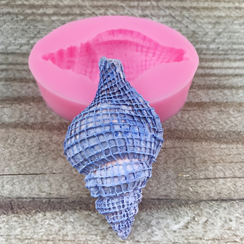 Silicone Fish Scale Shell Candle Mold Marine DIY Marine Animal Scallop  Aromatherapy Handmade Soap Mold Candle