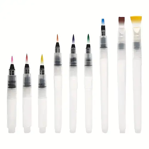 20 Color Watercolor Brush Markers Drawing Set Plus 1 Coloring Pen