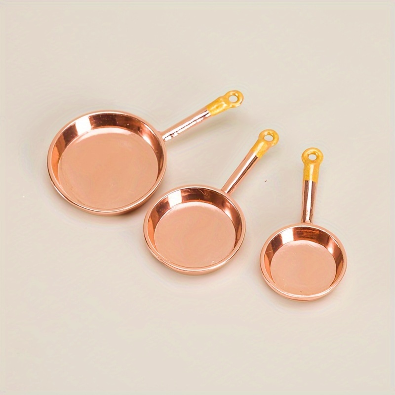 3pcs Doll House Accessories Dollhouse Miniature Kitchen Utensil