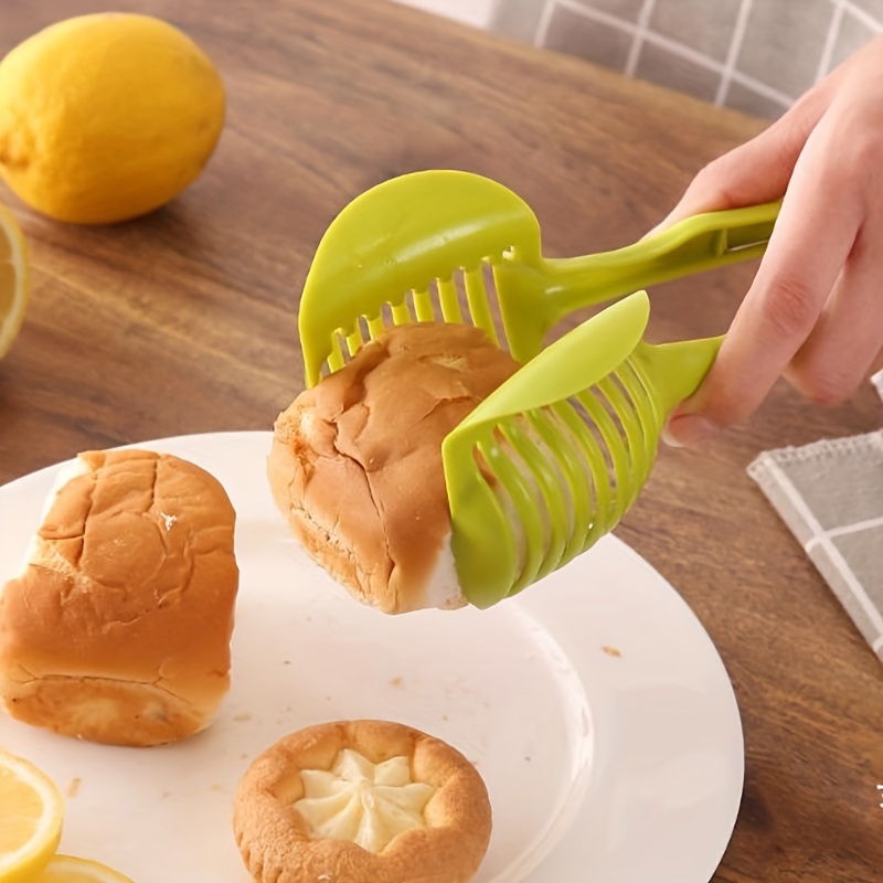 Tomato Slicer Tool, Lemon Cutter Tool, Lemon Slicer Holder, Tomato Slicer  Holder, Lemon Cutter Holder, Round Fruit Tongs, Egg Slicer Cutting Holder,  Kitchen Tools - Temu