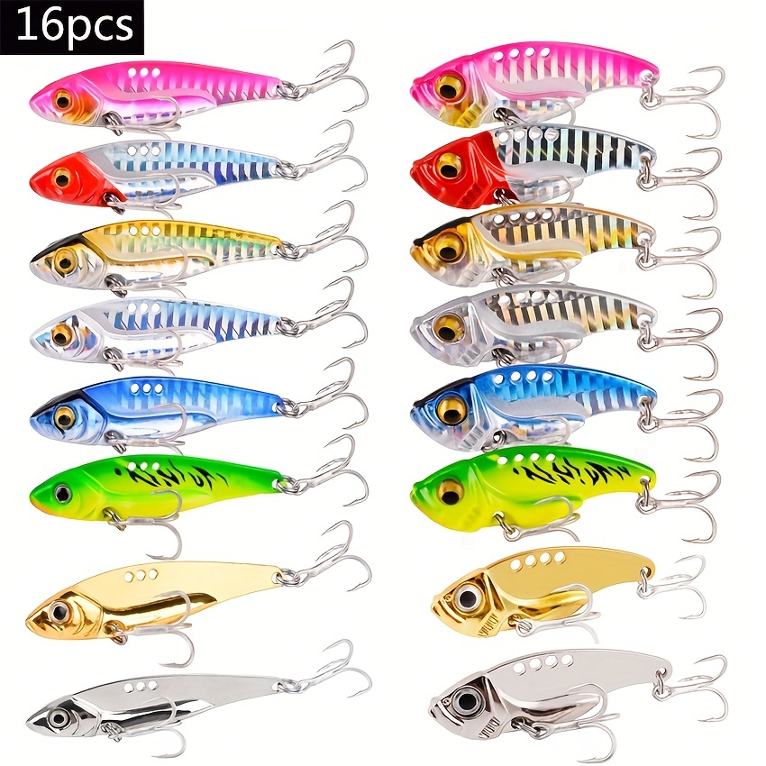 20pcs/lot Metal Lure DIY For Spinner Spoon Lures VIB Reflective