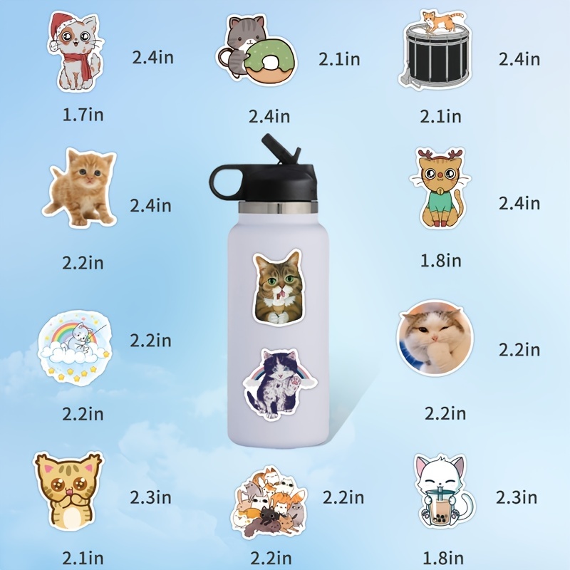 160 Pcs Waterproof Cute Pet Stickers Pack for Kids Teens Adults Cat and Dog  Stickers for Water Bottle Laptop Phone Case Scrapbook Folders Skateboard