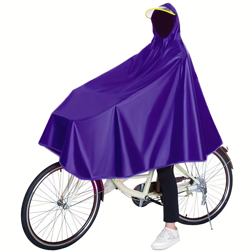 bicycle poncho electric bike riding hat for men women rain proof cloak for outdoor travel hiking adult cycling