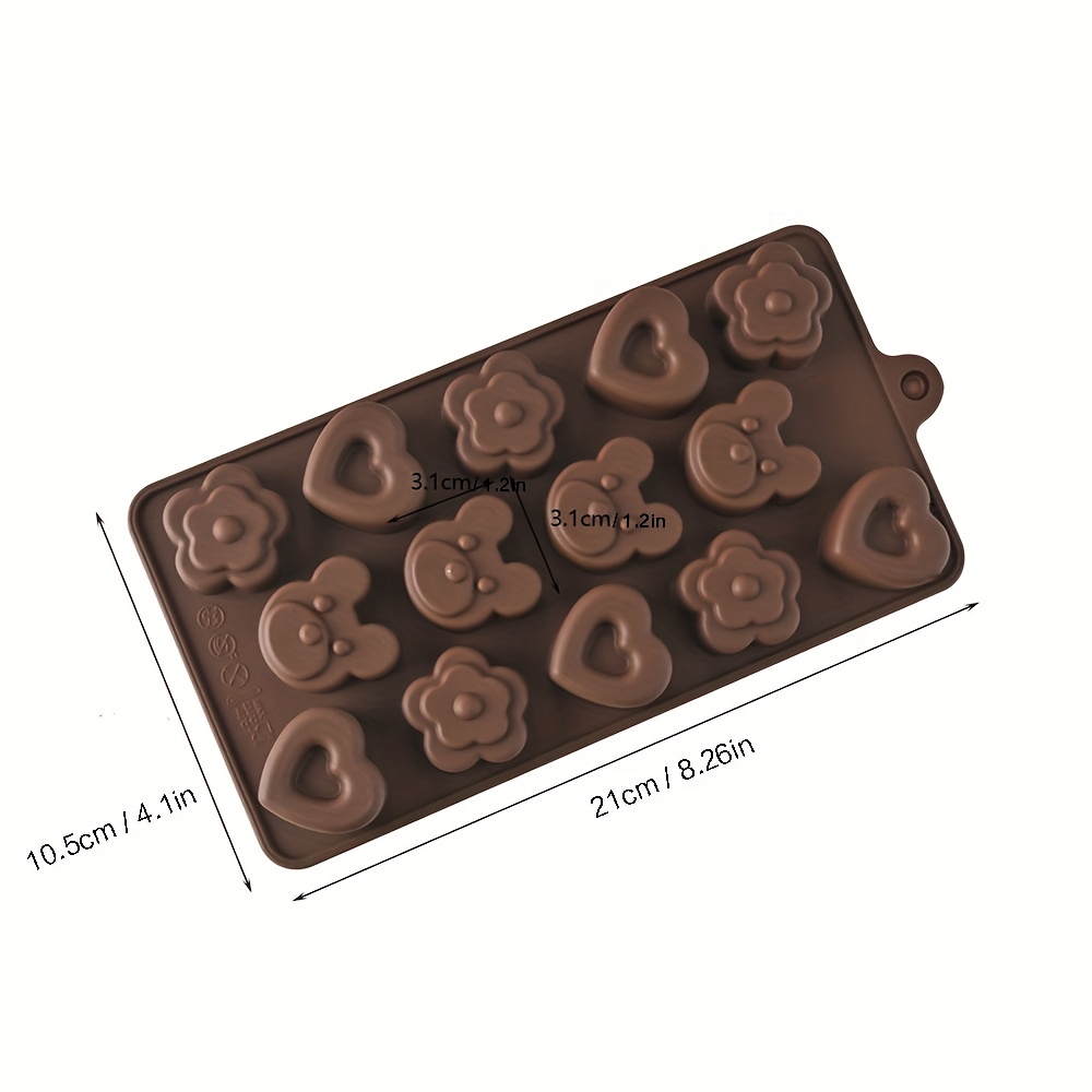 Non stick Silicone Letter And Number Chocolate Molds For - Temu