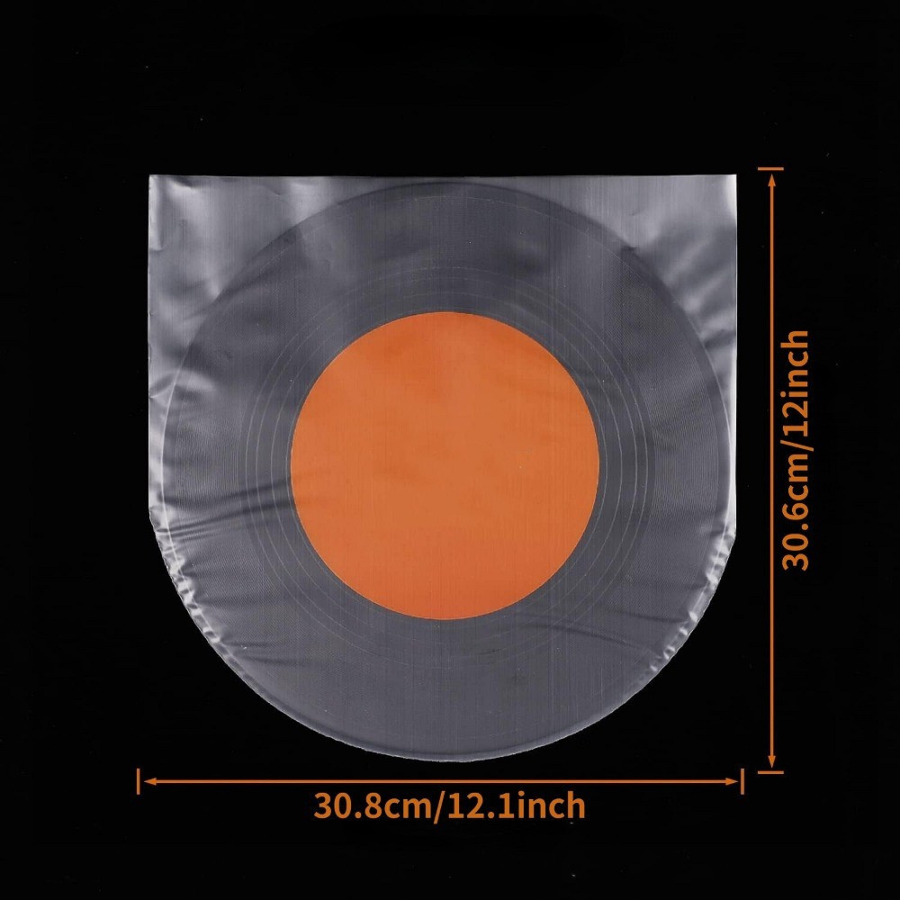 50 個/100 個 LP ビニール レコード インナー スリーブ 厚い帯電防止