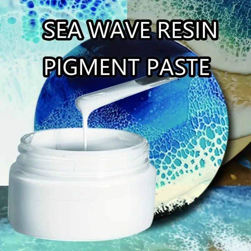 White Wave Effect Epoxy Pigment Paste - Temu