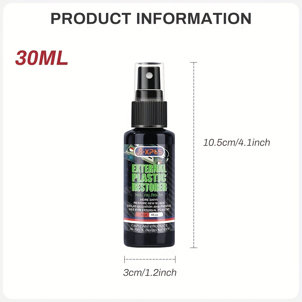 50ML Plastic Restorer Longlasting Trim Hydrophobic Liquid Coating Keyboard  Repairman Cleaner Car Detailing JB-XPCS 24 - AliExpress