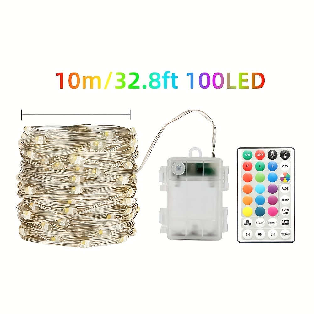 Led strip lights battery deals operated with remote