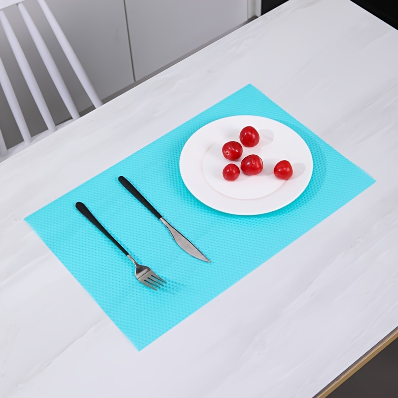 Drawer Liners EVA Anti-slip Kitchen Shelf Liner Drawer Mat Tableware Mat Cabinet  Liner for Kitchen