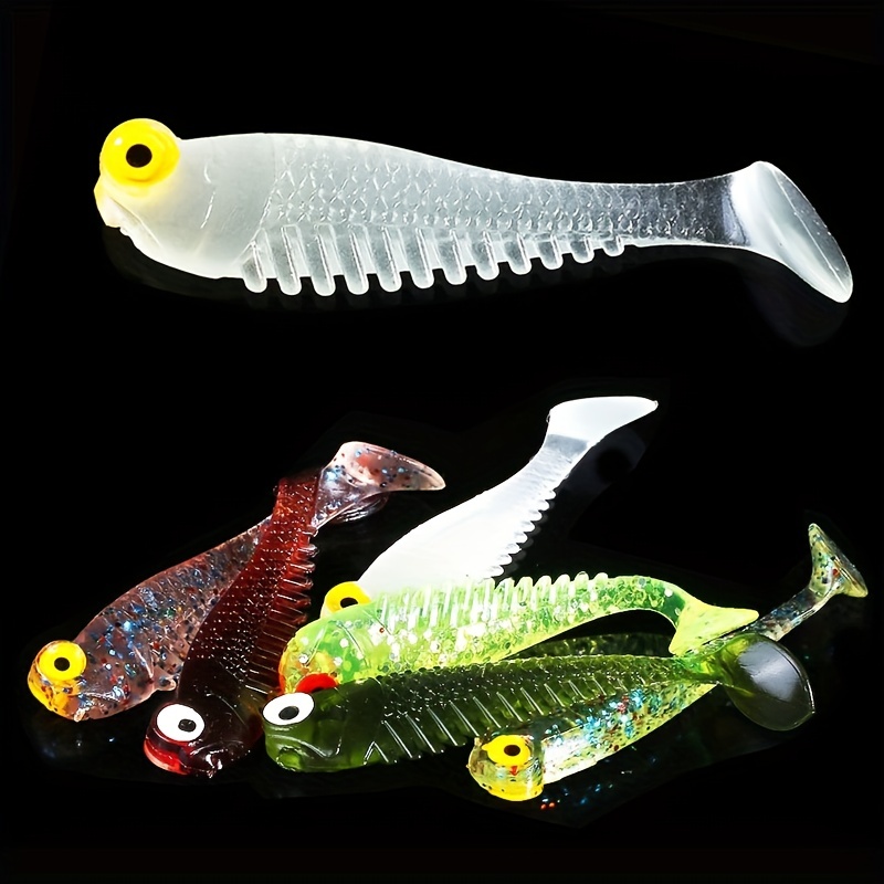 Paddle Tail Swimbaits Soft Fishing Lures Bionic Artificial - Temu