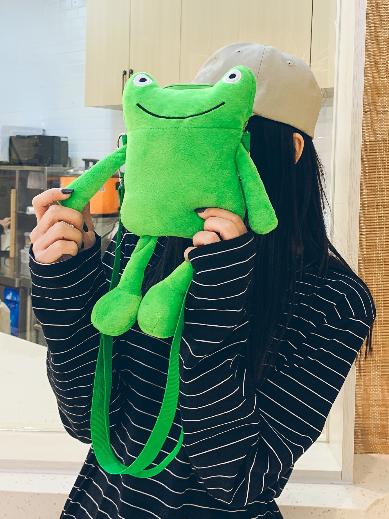 Cute Mini Frog Crossbody Shoulder Bag Plush Coin Purse - Temu Canada