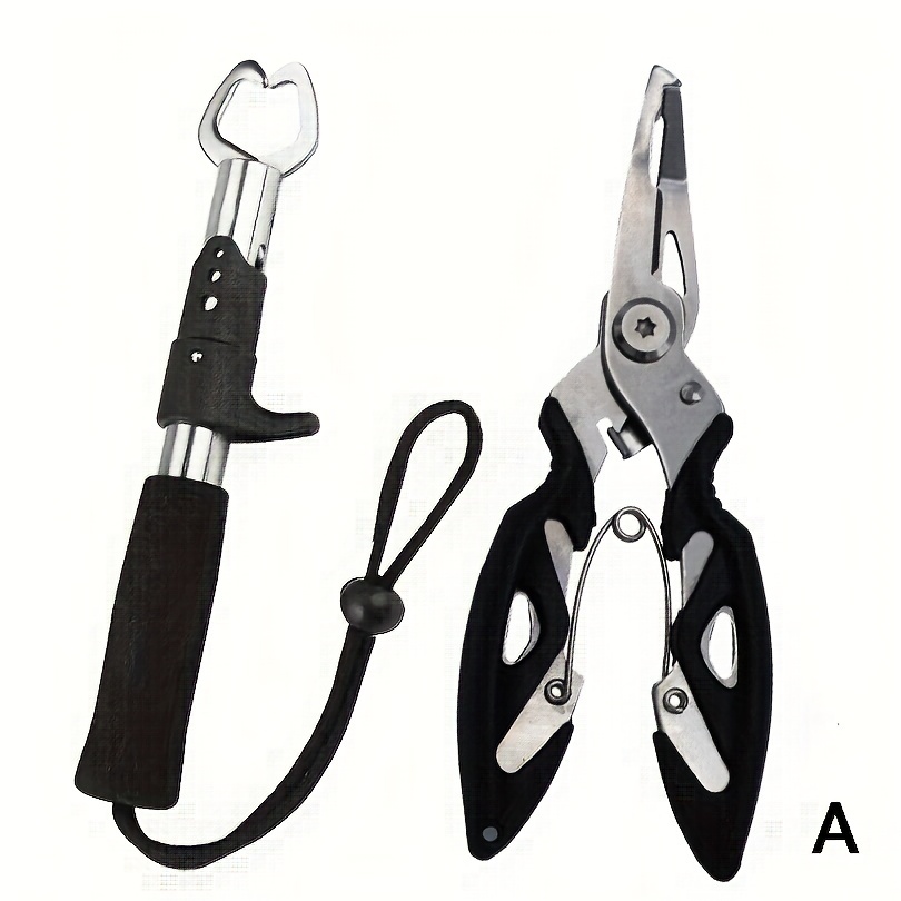 Durable Stainless Steel Fish Control Pliers, Fish Control Device, Lure Fish  Control Clamp, Perfect For Big Fish, Fishing Accessories