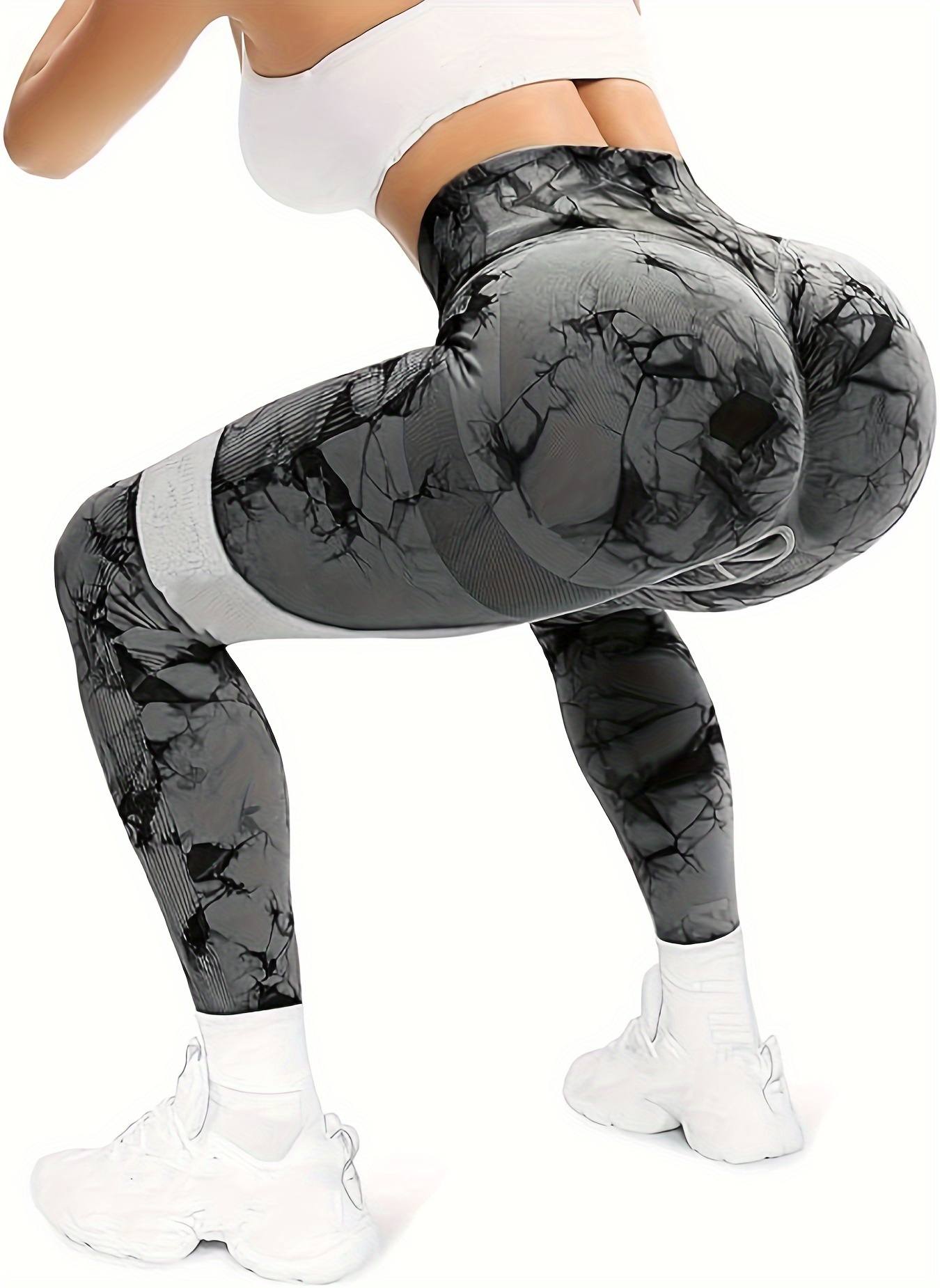 SBYOJLPB Flash Pick Womens Pants Women'S Ink Yoga Tie-Dye Pants Slim and  Hip Lifting Exercise Bottom Pants Rollbacks