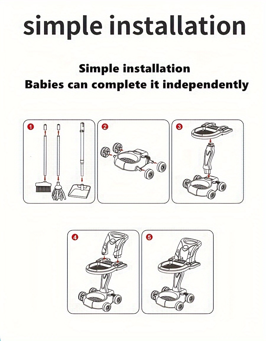 Set Scopa E Paletta Bambini, Giocattolo Pulizia Simulato, Strumenti Pulizia  Domestica Pulizia Dellauto, Esercita Capacità Pratica E Pulizia Bambino,  Accessori - Colori Casuali, Spedizione Gratuita I Nuovi Utenti