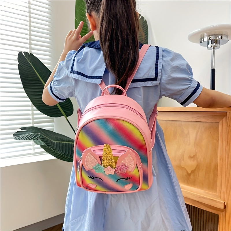 1pc Bolso Hombro Unicornio Dibujos Animados Tie Dye Niñas - Temu Mexico