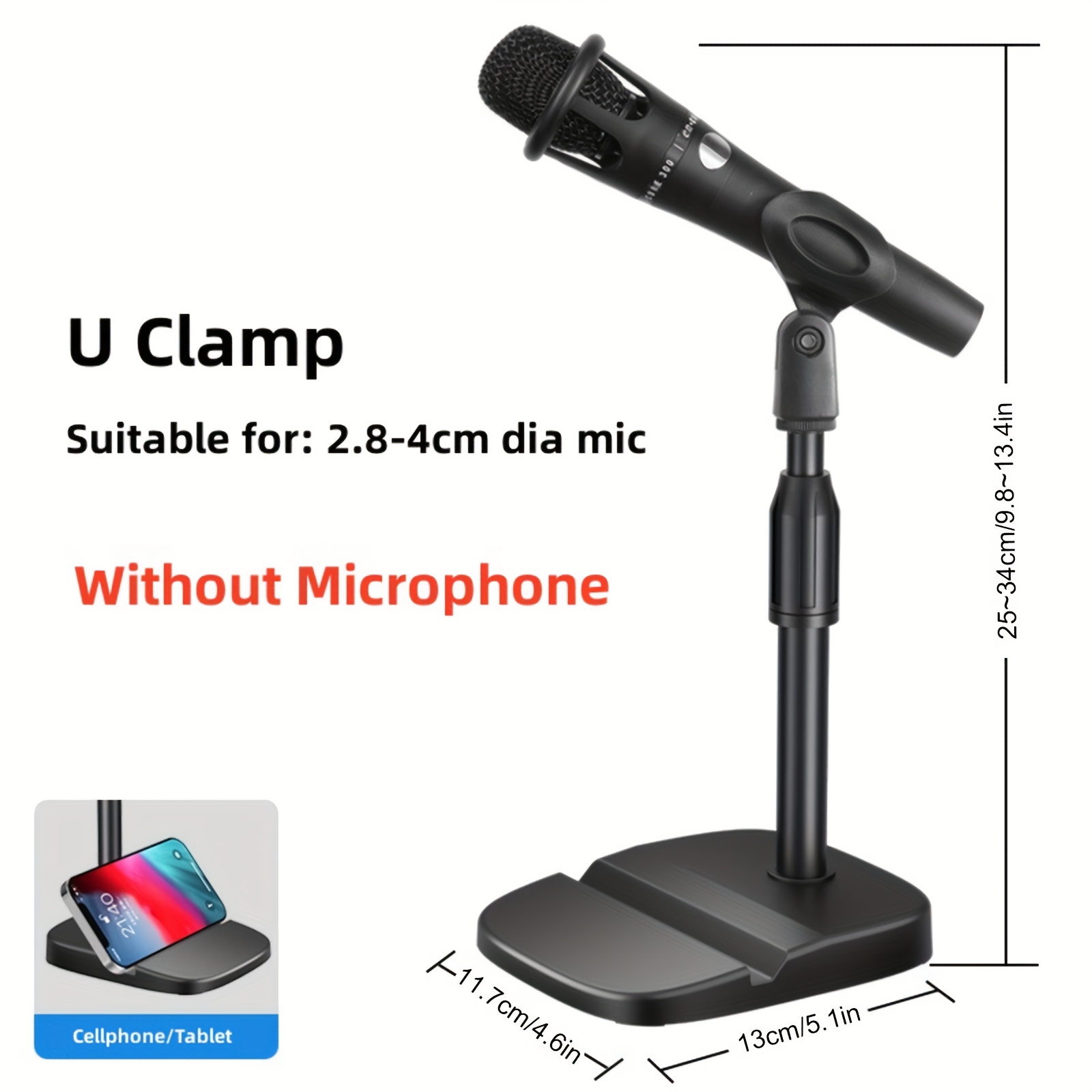 Soporte de Microfono de Escritorio con SuspensiÃ³n Ajustable Brazo para  Micro