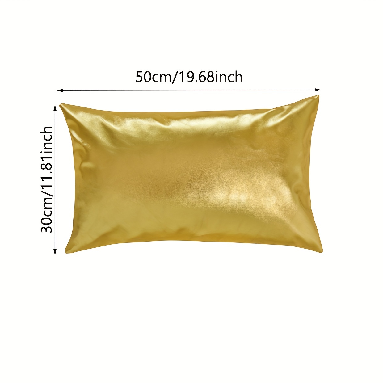 Golden Pillows Decorative Throw Pillows Golden Leather - Temu