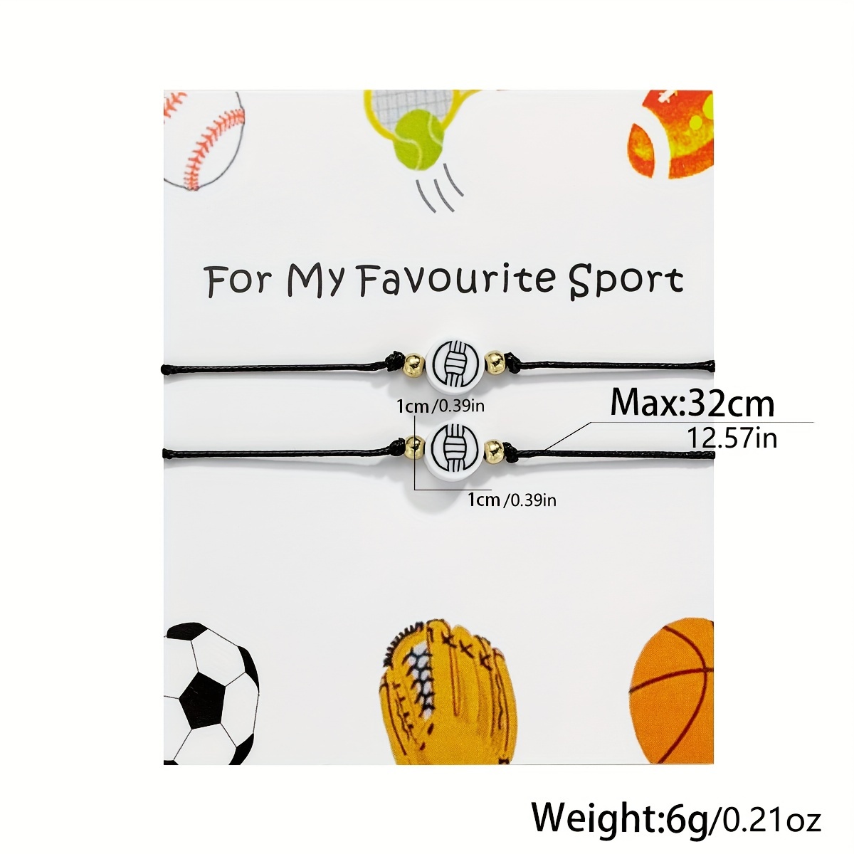 Multi-couche Sport Jeu Football Basketball Lumineux Corde Tressée Bracelet  Bijoux Accessoires Cadeaux Pour Hommes Femmes - Temu Belgium