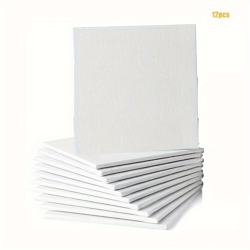  Tosnail 36 Pieces 3 x 3 Mini Canvas Panels Mini Stretched  Canvas Small Canvas Boards Square Canvas for Painting, Craft : Arts, Crafts  & Sewing