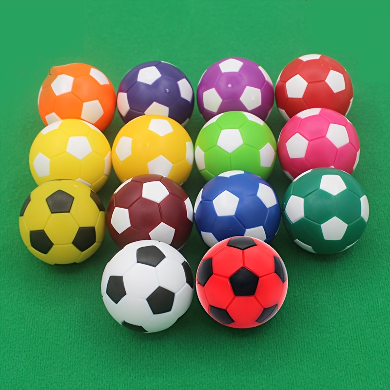 Phinicco Pelotas de repuesto para futbolín de 1.417 in (1.42 pulgadas),  bolas de repuesto de futbolín, accesorios de futbolín multicolor, bolas