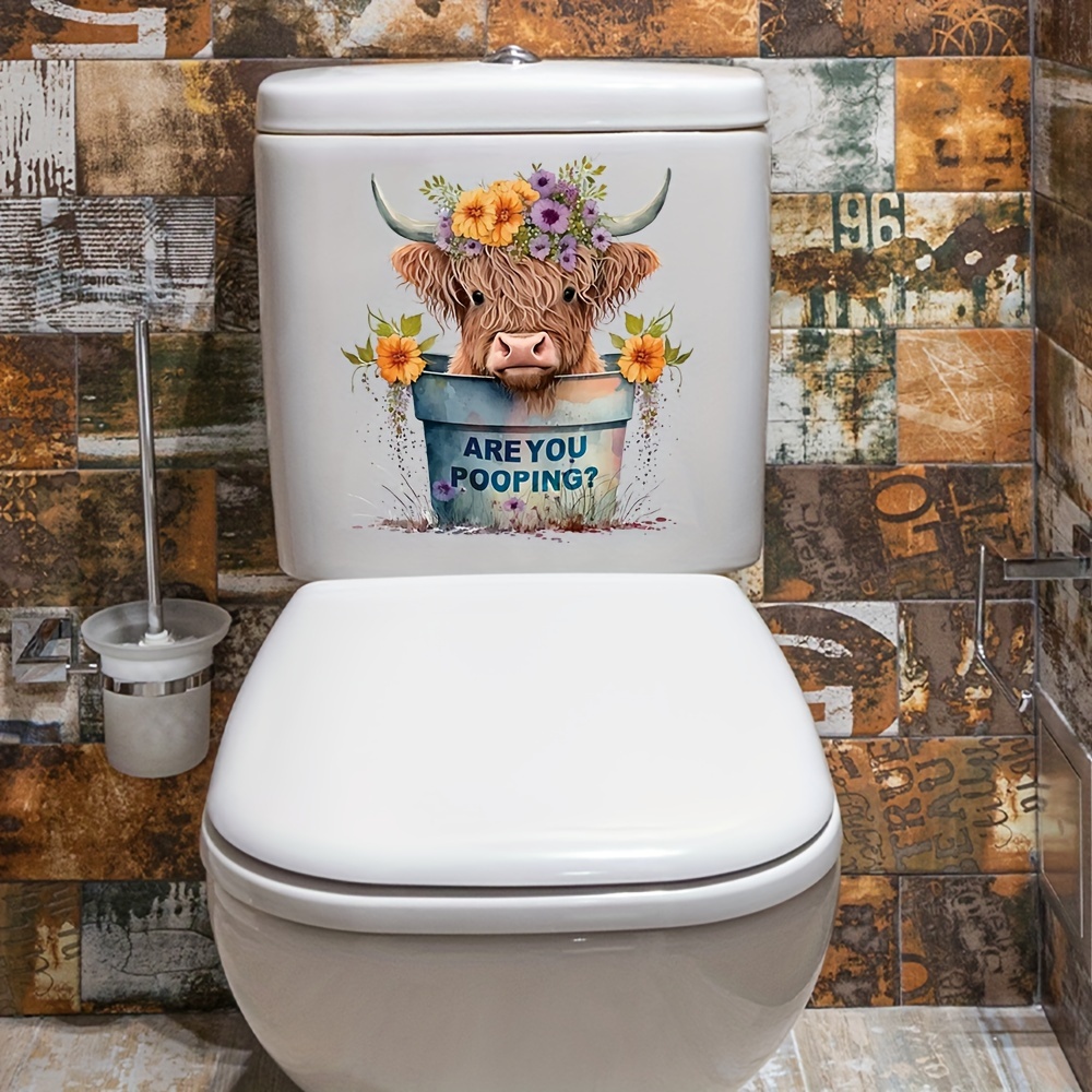 Devil Fish Toilet Sticker Glow in World Toilet Lid - Temu