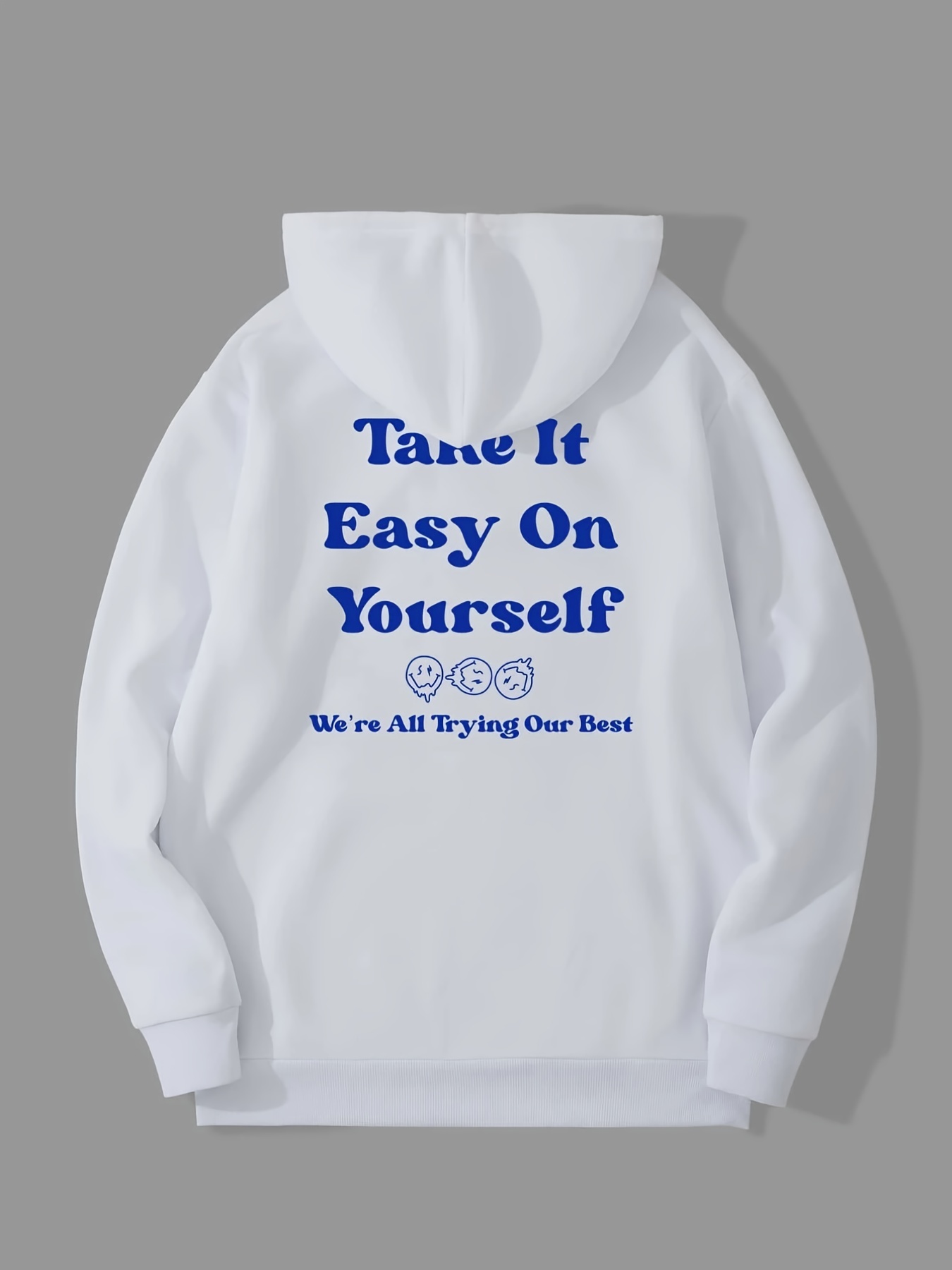Mens Cartoon Slogan Graphic Thermal Lined Drawstring Hoodie With Kangaroo  Pocket - Clothing, Shoes u0026 Jewelry - Temu France