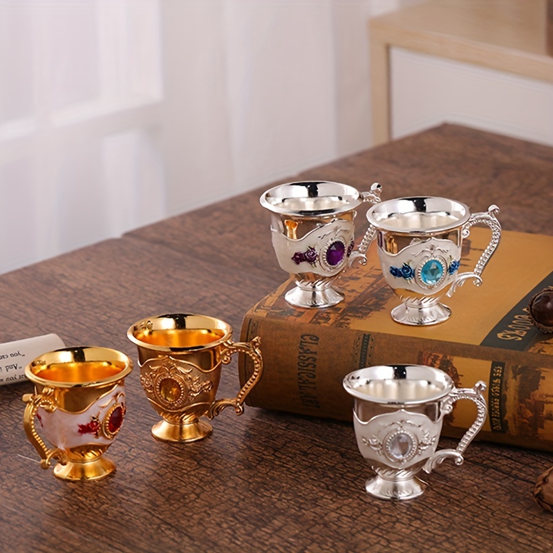 Pure Copper Cup Brass Wine Cup Mini Holy Water Offering Cup - Temu