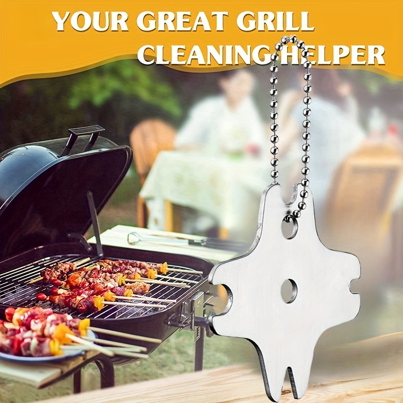 Grill Scraper Christmas Stocking Stuffers - Kitchen Gadgets BBQ Accessories  Gifts for Men Dad Women Safe Grill Gate Grate Cleaner Tools for Barbeque