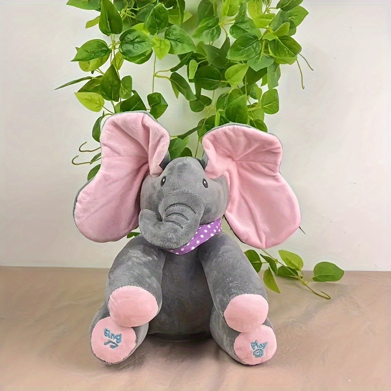 Plush Elephant Toys Soft Stuffed Big Flappy Ears Cute Plush Elephant Animal  Toys For Kids Children Girls Christmas Gift
