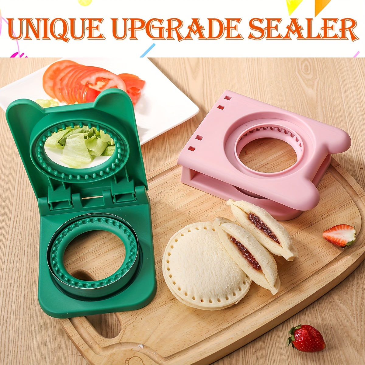 12pcs Sandwich Cutter And Sealer Set For Kids Uncrustable - Temu