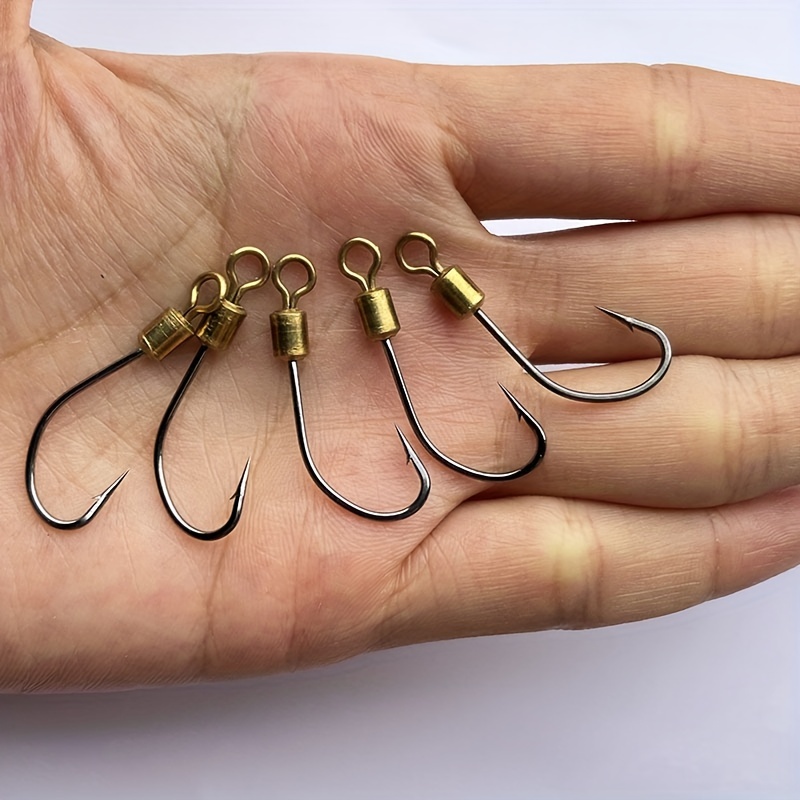 Extra Strength Circle Fishing Hooks High carbon Steel Offset