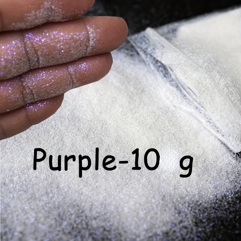 10g 0.1mm Extra Fine Nail Glitter Iridescent Sugar Sand Powder