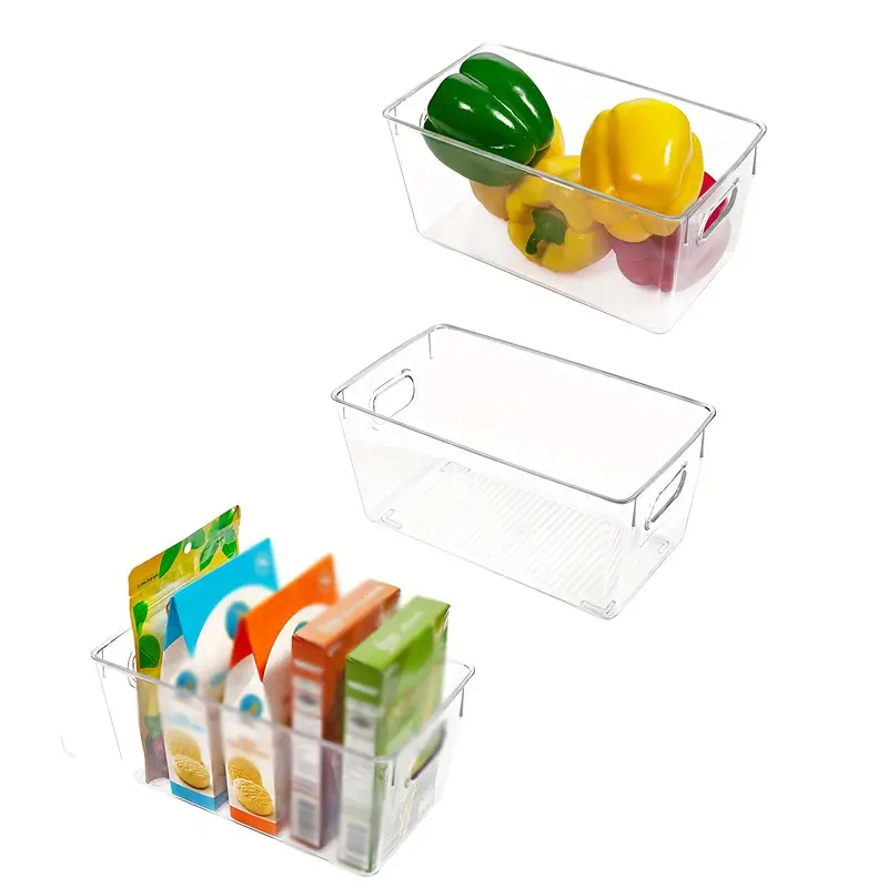 Sorbus Kitchen Organizer Bins - Organization and Storage for Fridge, Freezer, Pantry Containers (6-pack)
