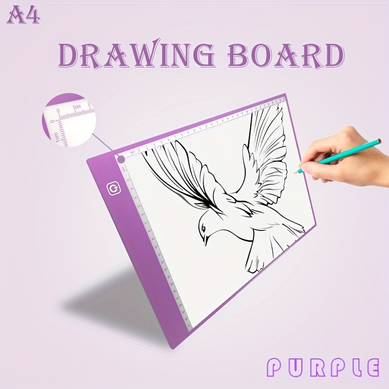 A3 Purple Border Scale Dotless Anime Drawing Drawing Diy Sketching