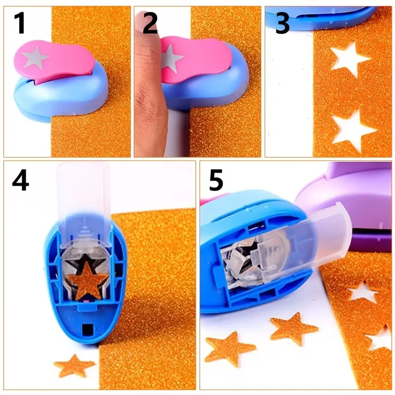 Craft Hole Punch, Paper Puncher Handmade Hole Scrapbooking Punches,  Different Shape Crafting Designs For Kindergarten Teacher Office Supplies,  Random Colors - Temu Italy