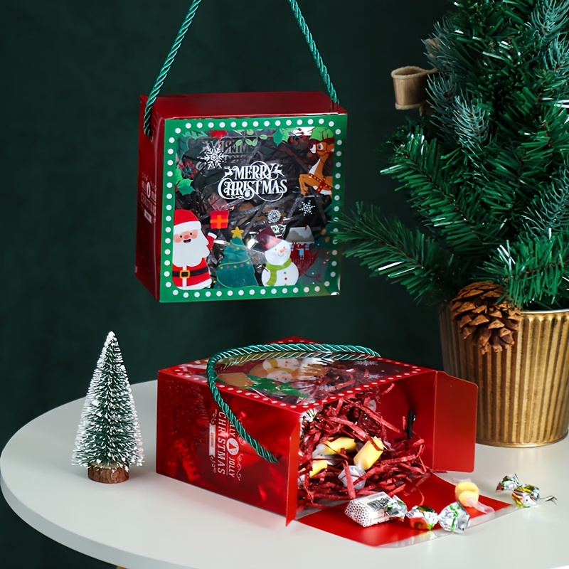 Christmas Eve Candy Portable Packaging Box Navidad - Temu