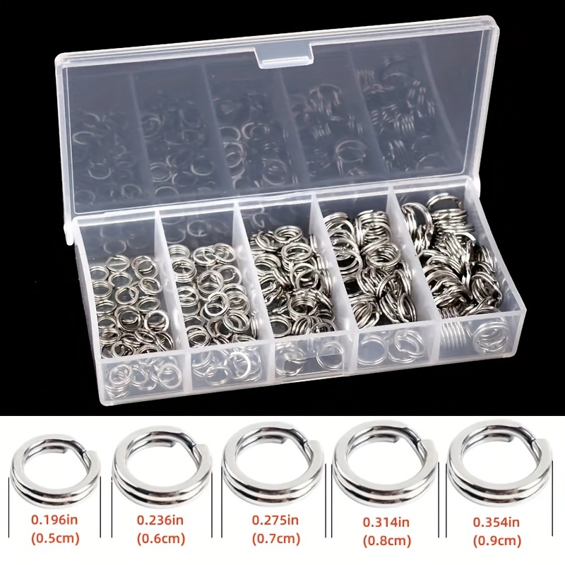 Stainless Steel Fishing Split Rings High Quality Double - Temu