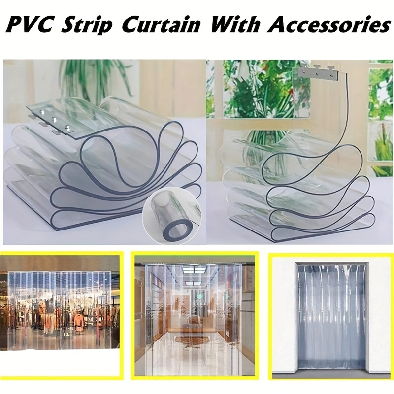 Pu Waterproof And Insulated Door Curtain, Hook And Loop Easy Installation  Winter Cold Resistant Air Conditioning Insulation Partition Curtain,home  Decor - Temu Philippines